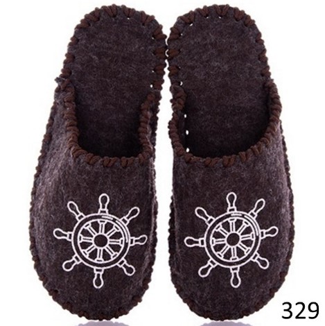 Тапки ручної роботи ФЕТР закриті чоловічі 329